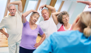 seniors exercising